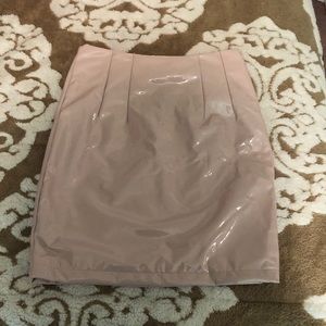 Pink Latex Skirt